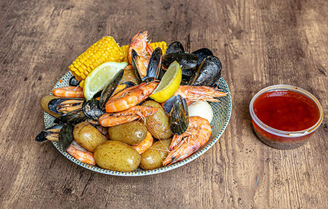 Mussels & Prawn Bag